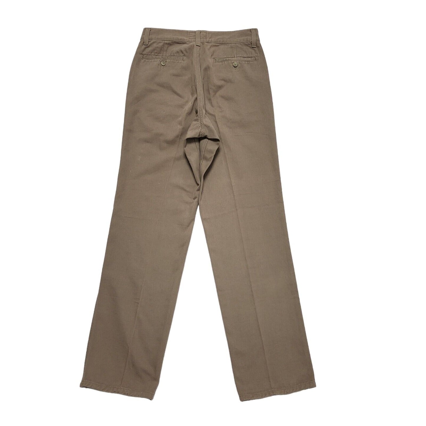 Armani Vintage 90's Mole Skin Tapered Beige Jeans UK Women's 10 W28 L31