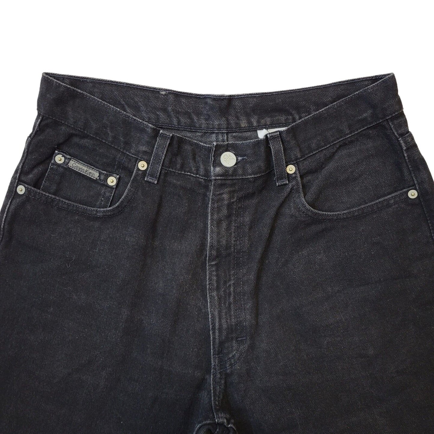 Calvin Klein 90s Vintage Black Tapered Denim Jeans Men's Size M W32 L31