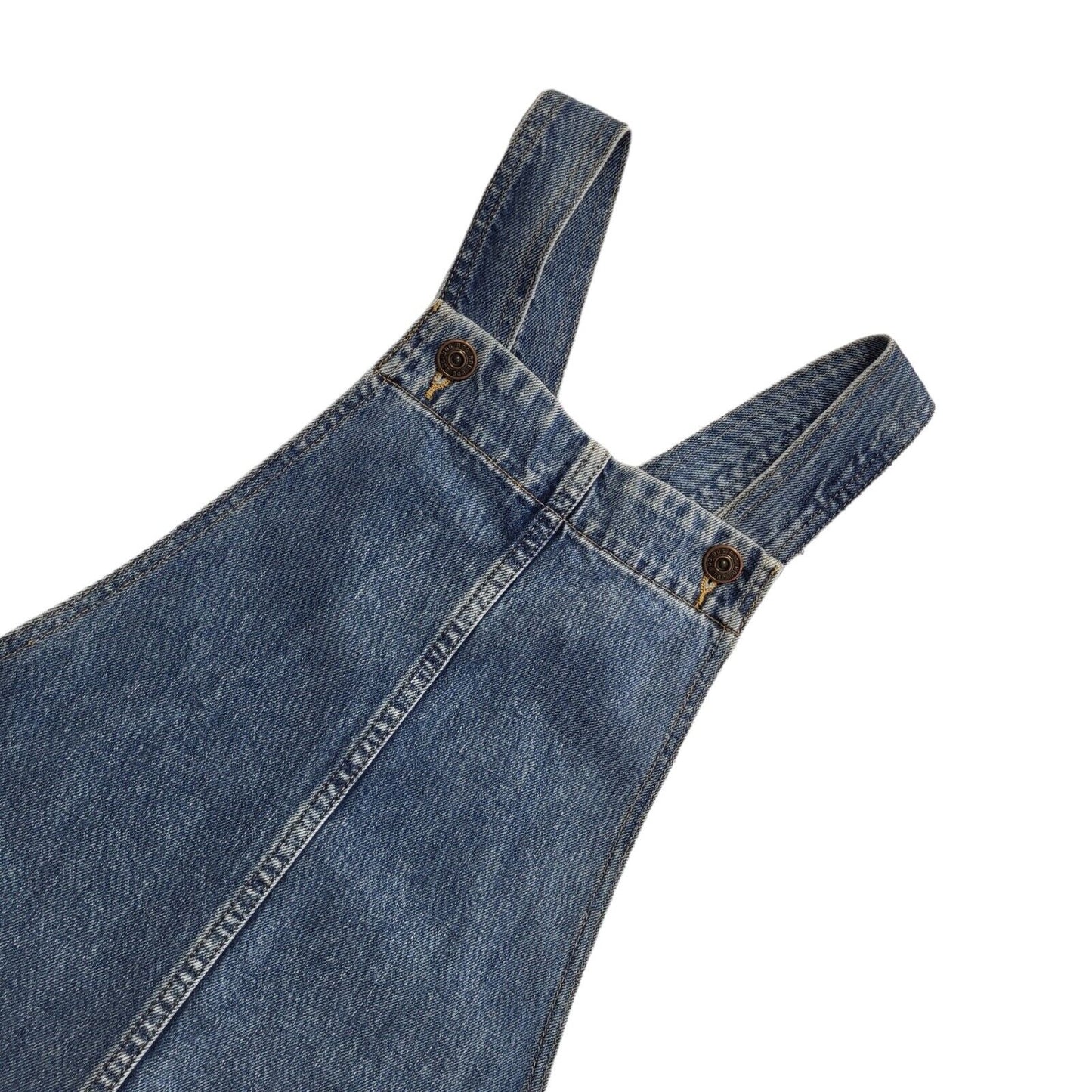 BDG Y2K Dark Blue Denim Dress Uk Women's Size S W26-32