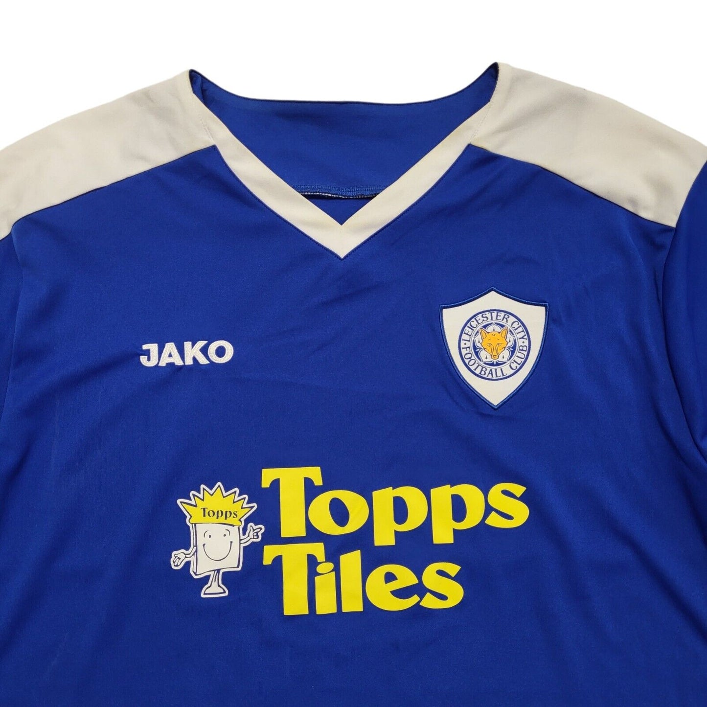 Leicester City FC 2007 Football Shirt Vintage Blue  Men's Size XL
