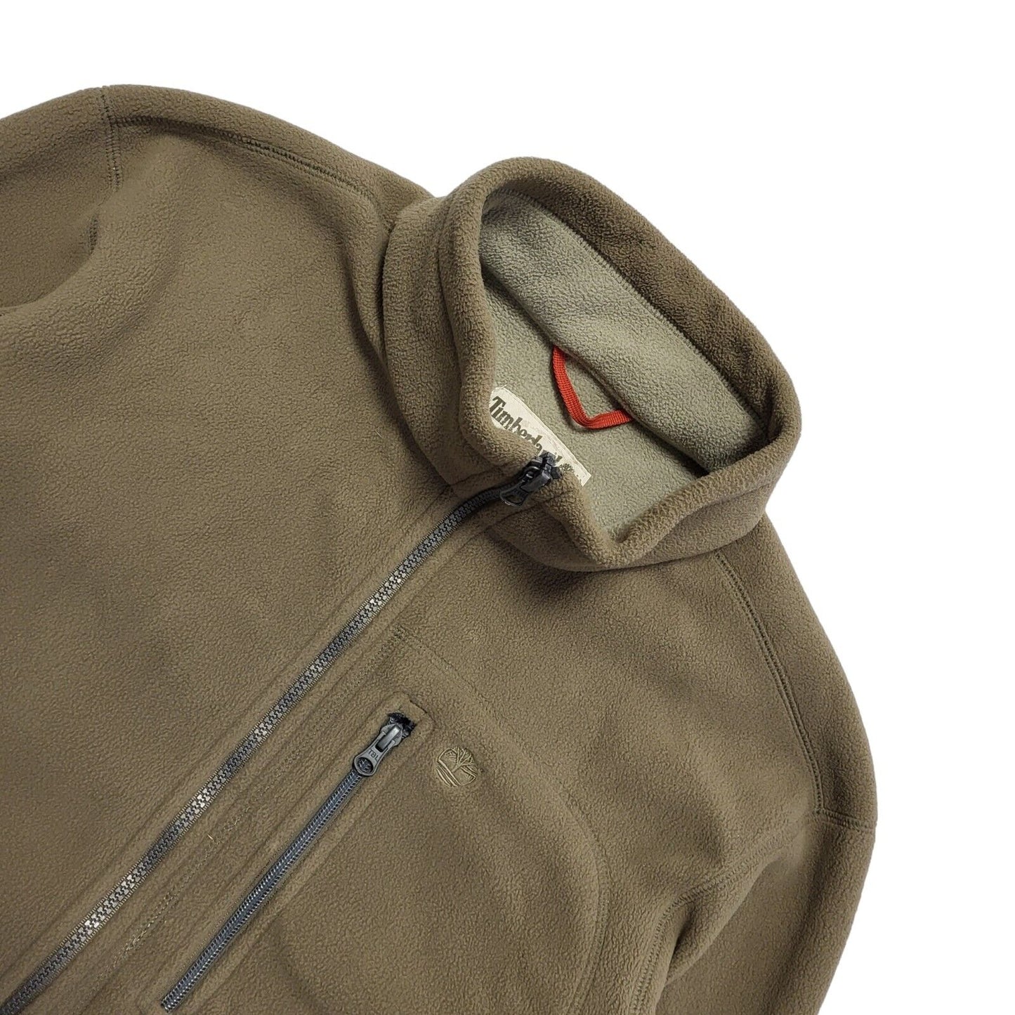 Timberland Performance Khaki Hiking Fleece Jacket Uk Men's Size Small