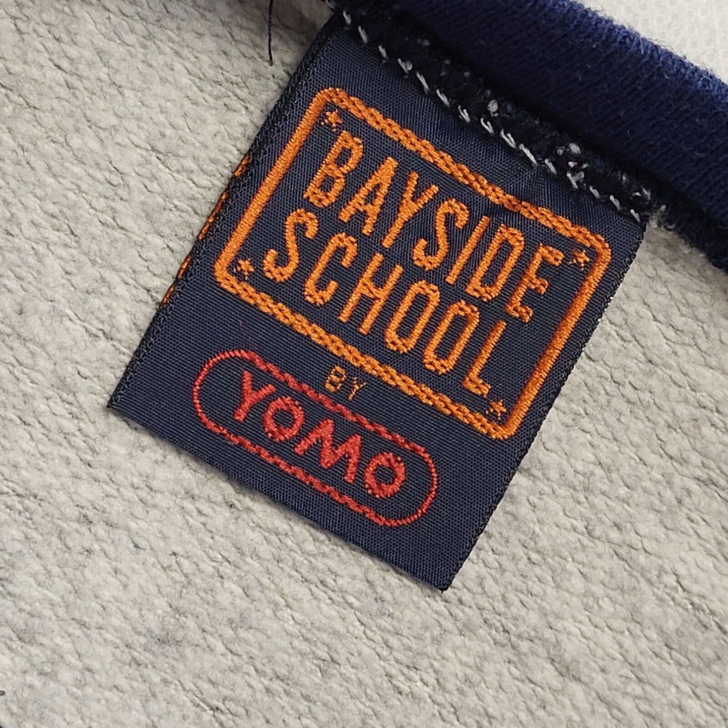 Bayside School Yomo Grey & Blue 90's Sweatshirt Uk Men's UK Size XL