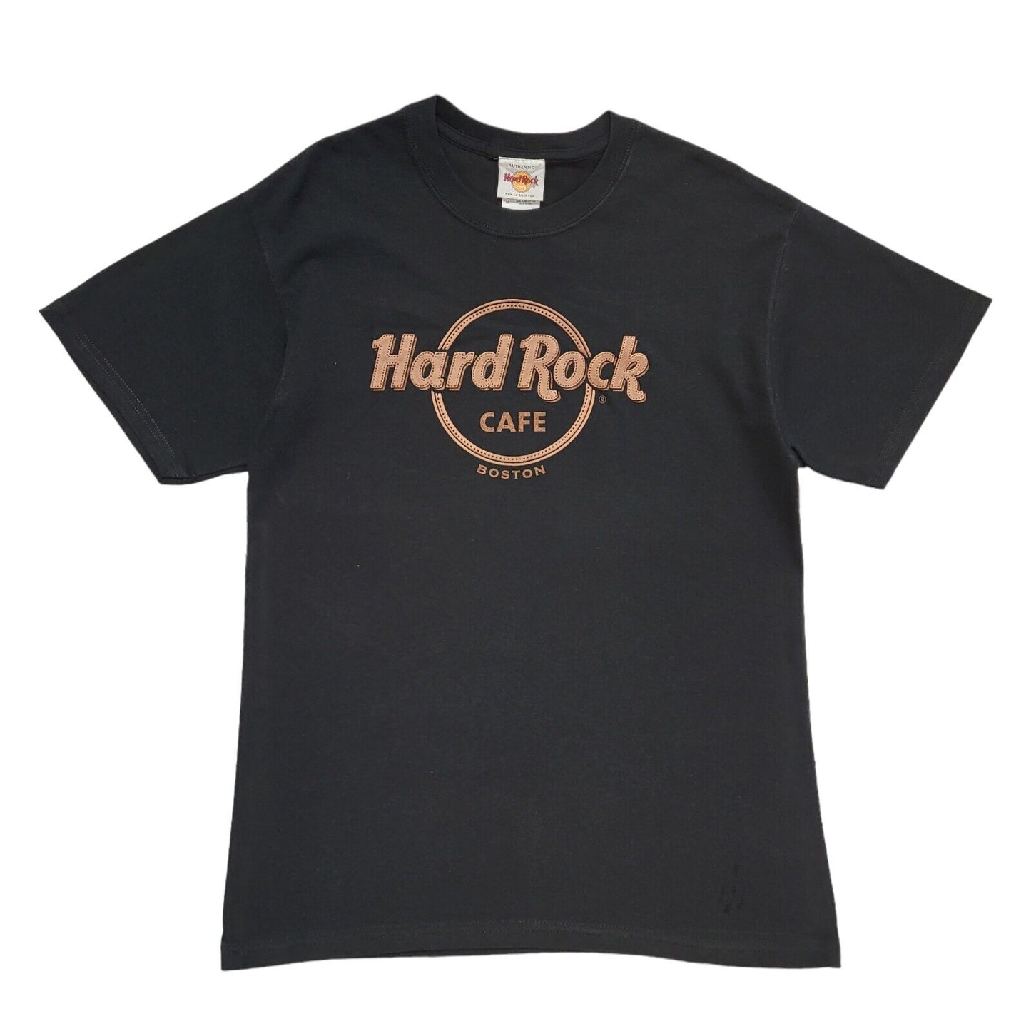 Hard Rock Cafe Boston Black Vintage 90s Short Sleeve T-Shirt Uk Men's M