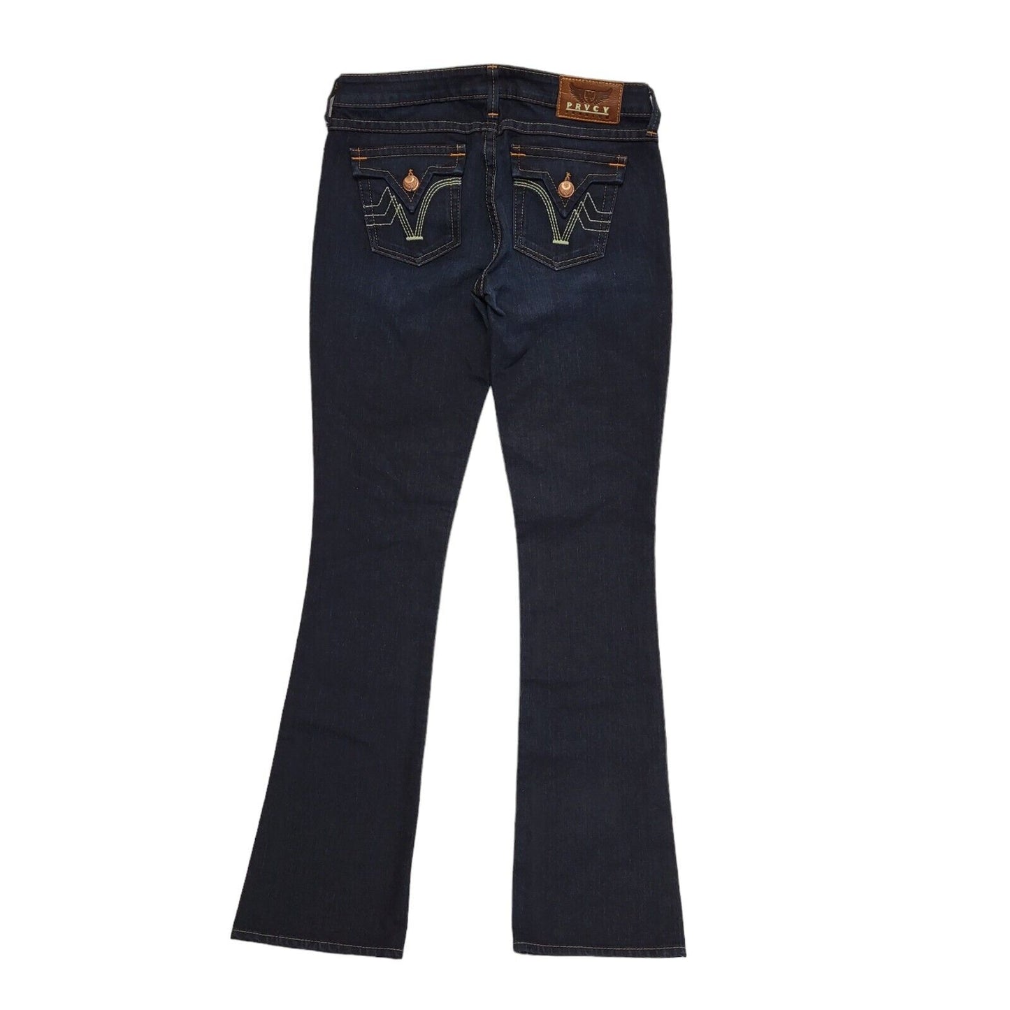 PRVCY Vintage 90s Dark Blue Bootcut Denim Jeans Women's Size 10 W29 L34
