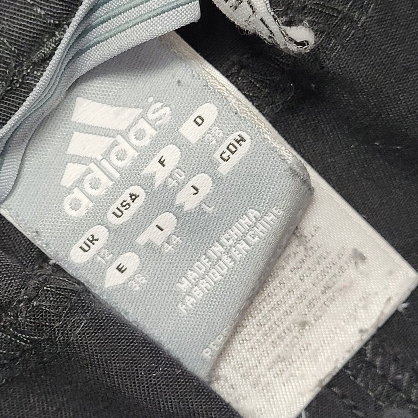 Adidas Black 90s Vintage Cotton Tracksuit Bottoms Women's Uk Size 12 W30 L30