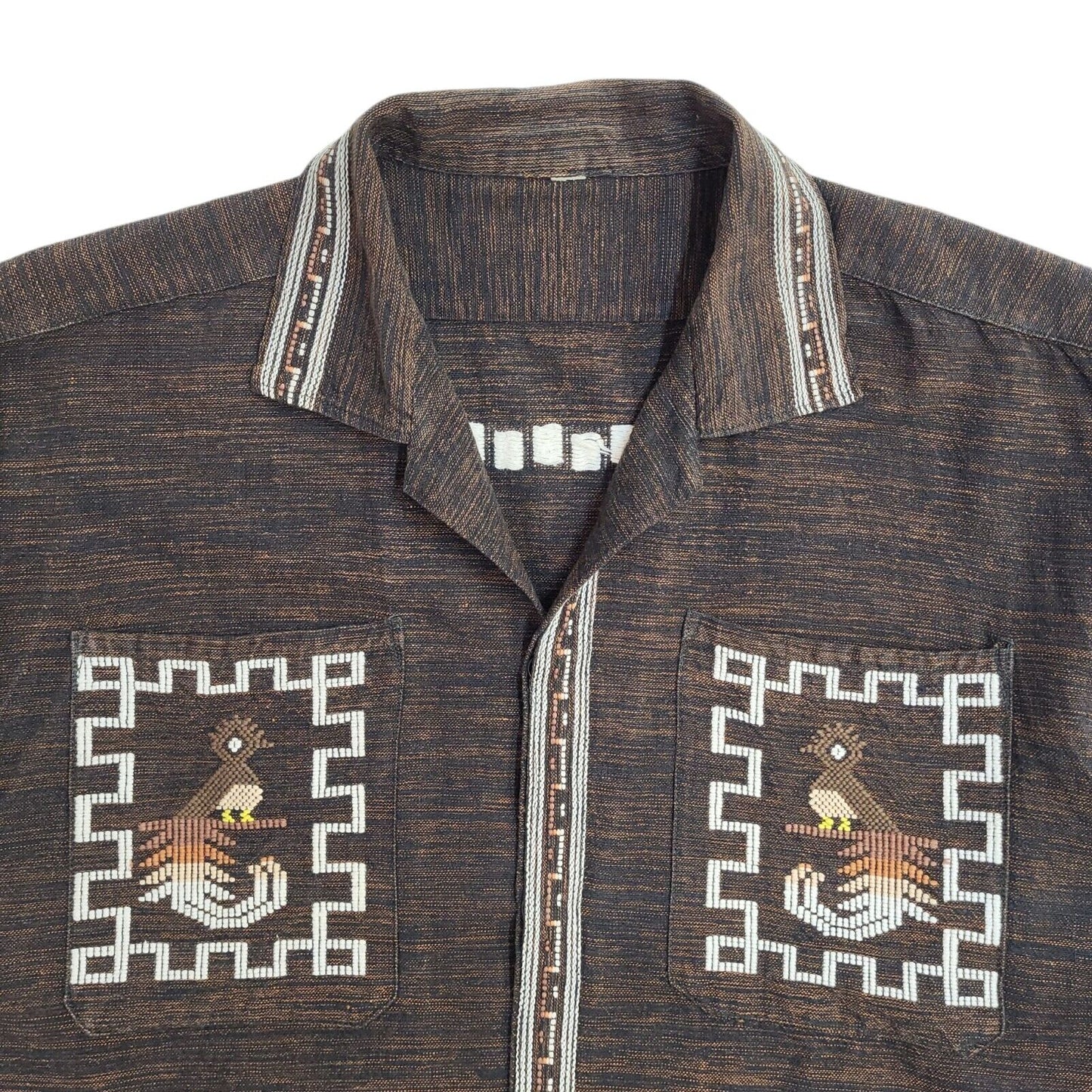 Vintage 80s Brown Button-Up Shackett Jacket Uk Men's Size Large