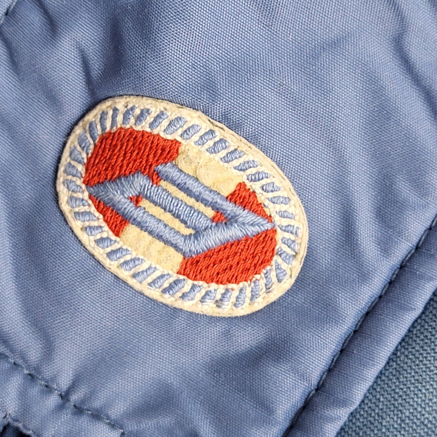 Anba Vintage 90's Light Blue Full Zip Jacket UK Women's Size 14