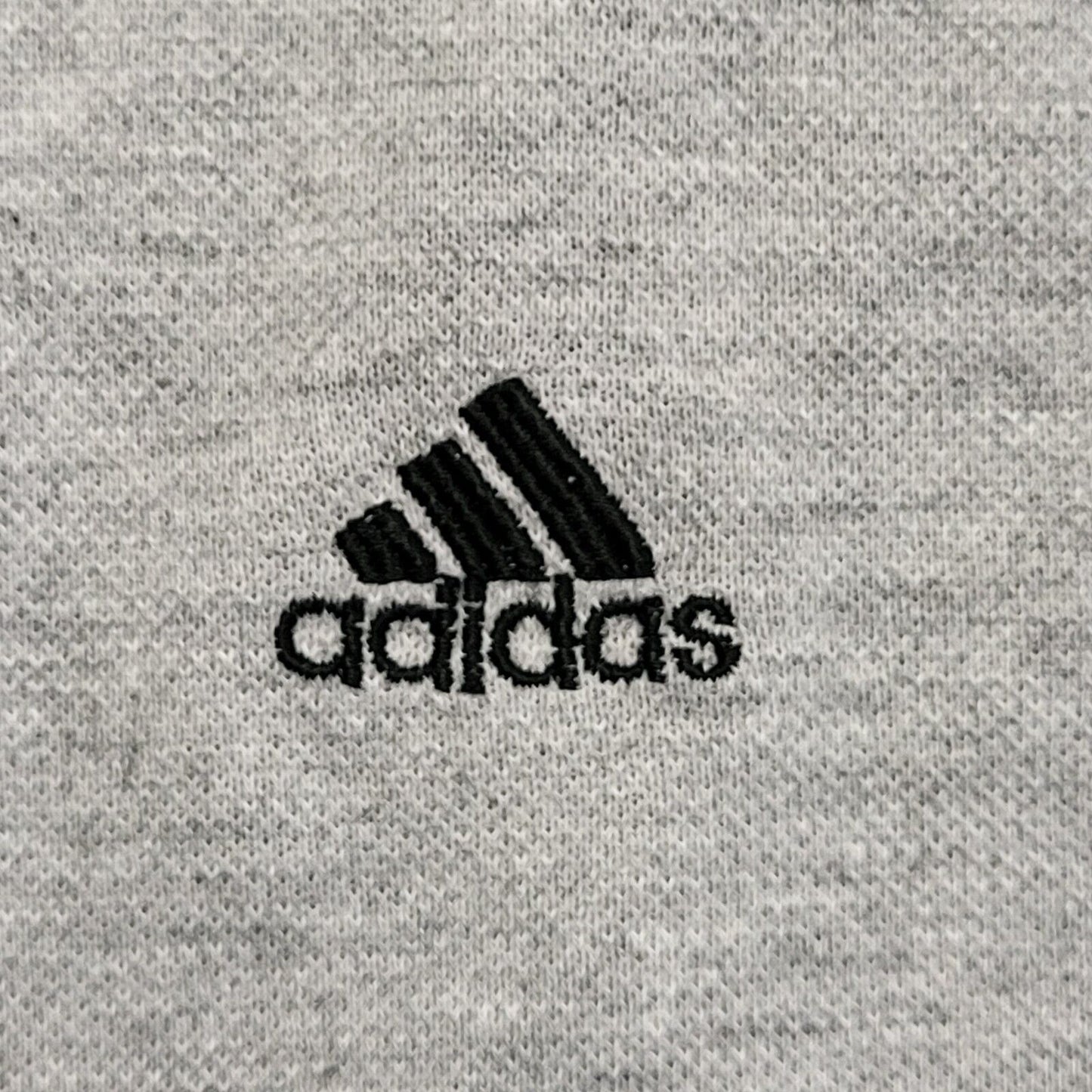 Adidas Vintage 90s Grey Polo Shirt Uk Men's Size Large