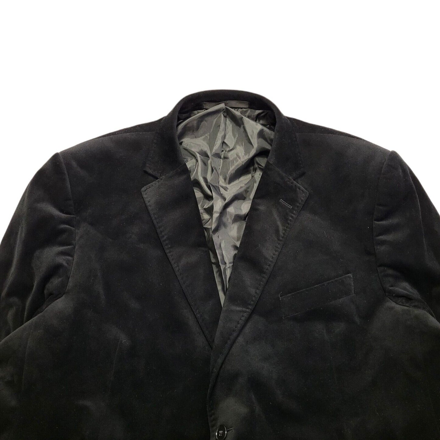 M&S Men Y2k Black Suit Jacket Uk Men's Size 2XL 48"
