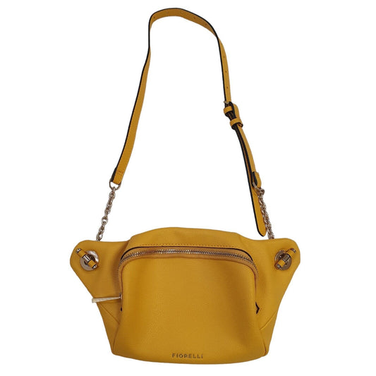 Fiorelli Yellow Faux Leather Cross Body Chain And Leather Strap