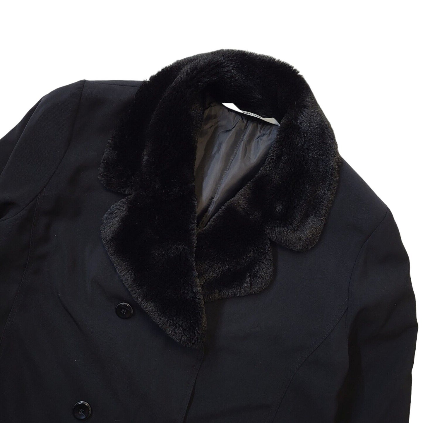 M&S St Michael 90s Double Breasted Coat Uk Women's Size 12