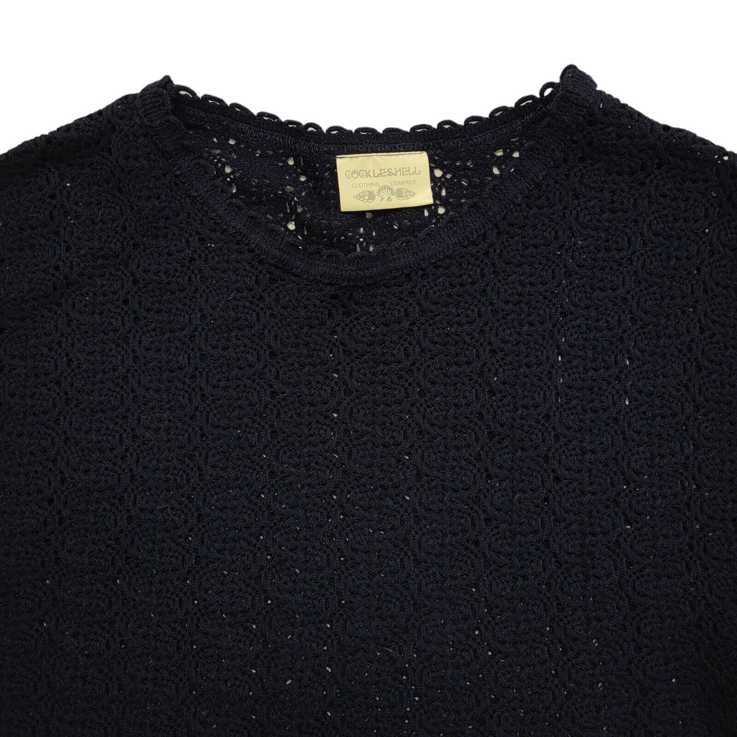 Cockleshell Vintage 90's Blue Long Sleeve Top Womens UK Size L