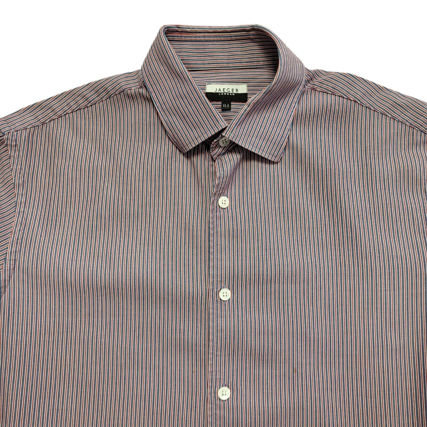 Jaeger Vintage Y2K Blue & Red Check Long Sleeve Shirt Uk Men's Size L