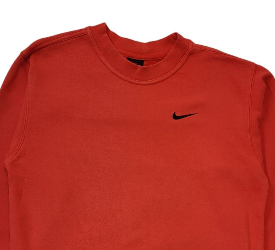 Nike 90s Vintage Red Round Neck Sweatshirt Women's Size XS