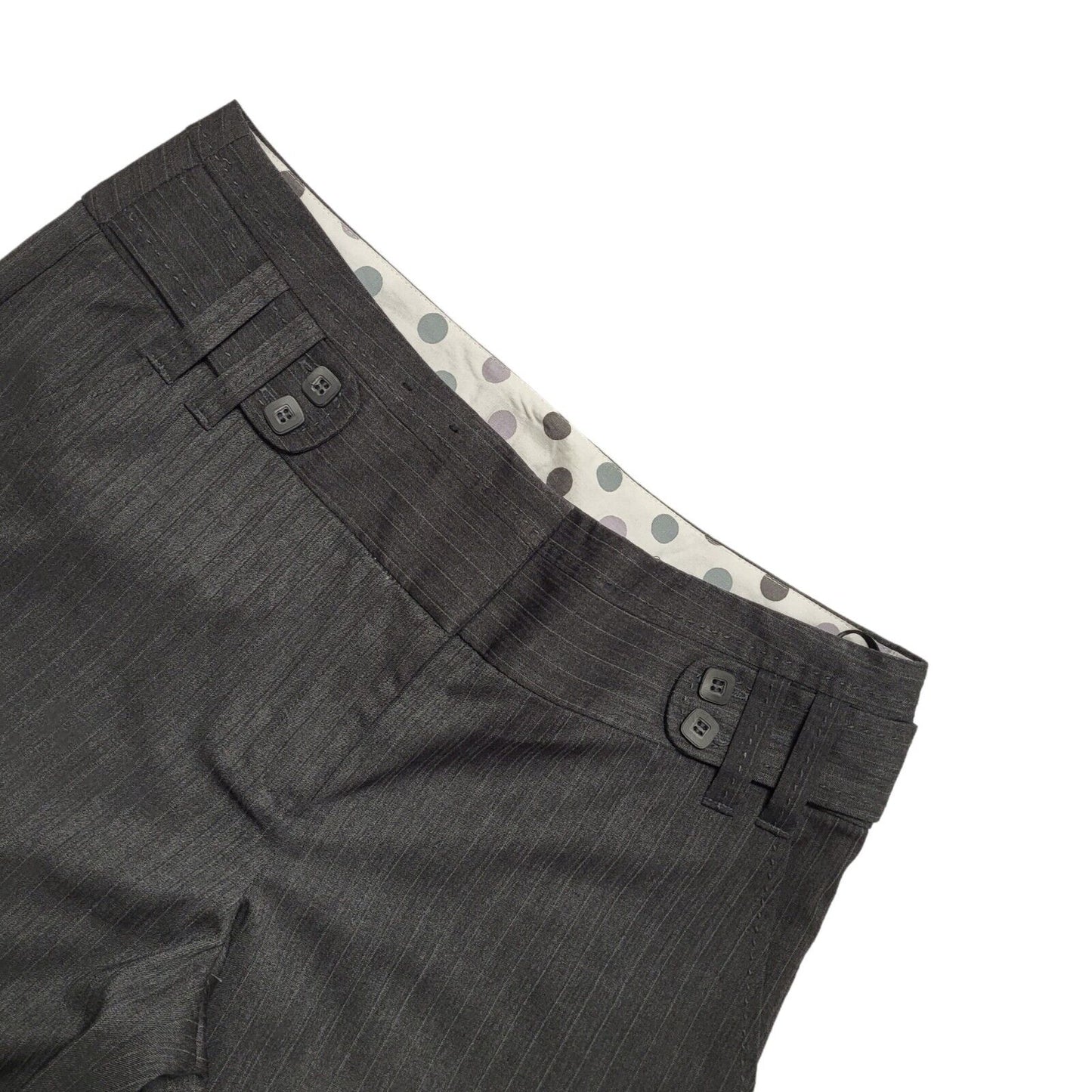 New Look Y2k Vintage Grey Straight Leg Casual Trousers Uk Women's 8 W26 L30