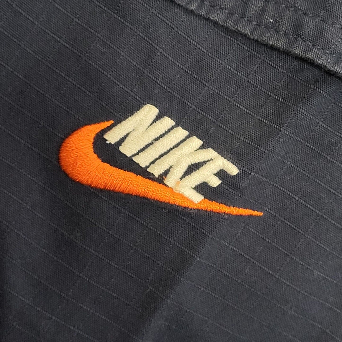 Nike Navy Blue 90s Vintage Cotton Tracksuit Bottoms Women's Uk Size L W30 L26