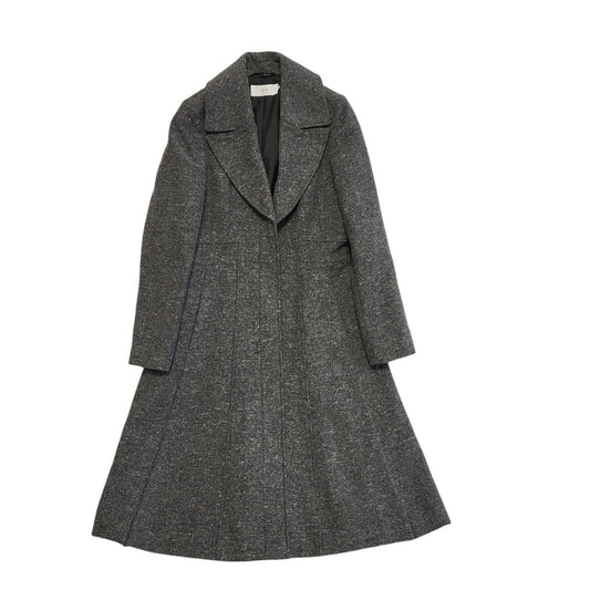 John Lewis Grey Vintage Y2K Button Rain Coat Uk Women's Size 10