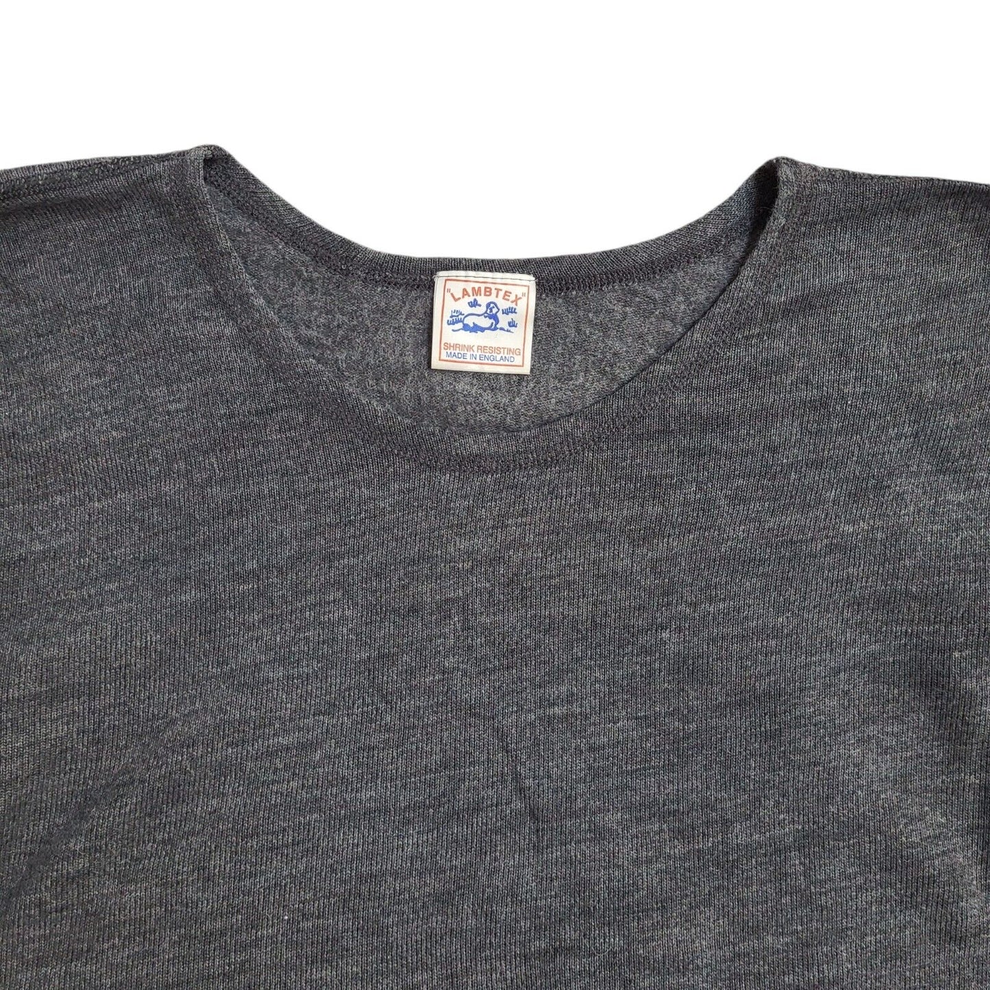 Lambtex Grey Vintage 90's Jumper UK Women's Size 14