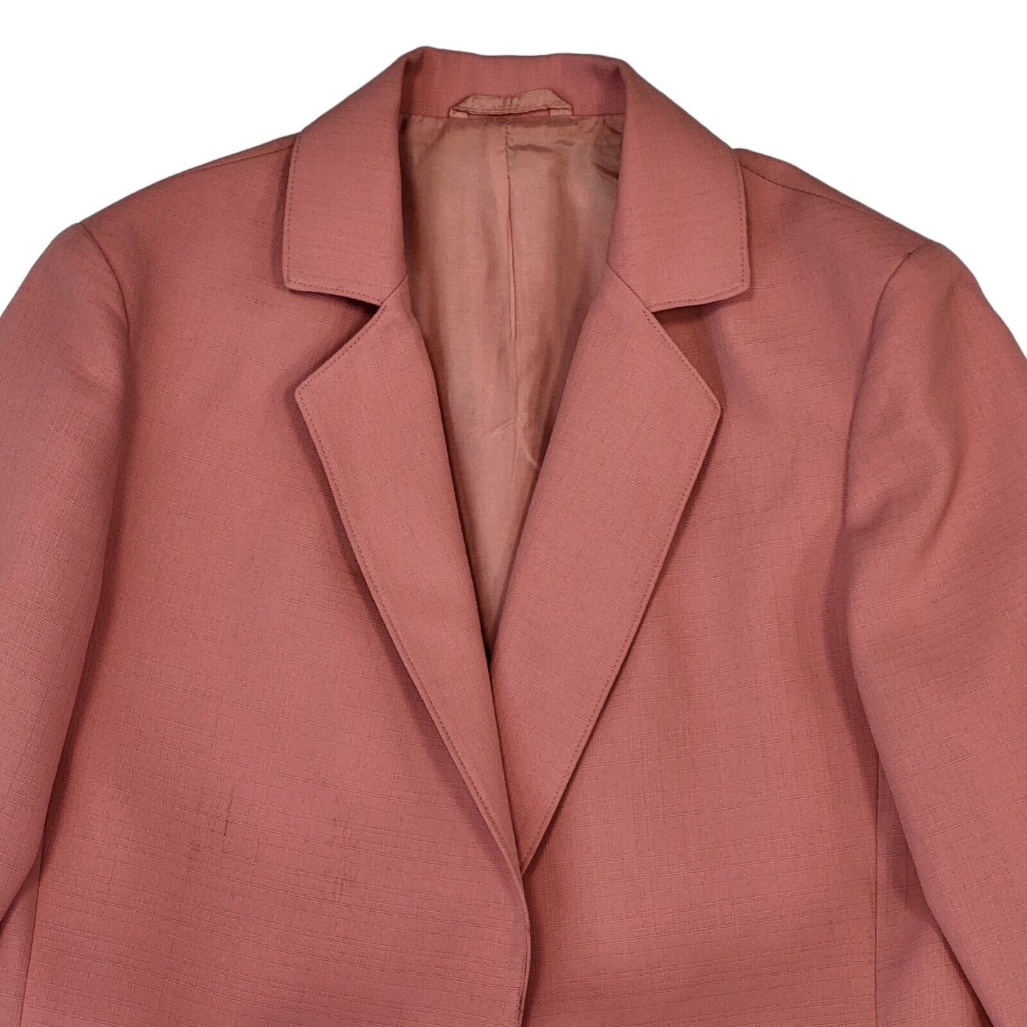 Susan Barry 70s Vintage Pink 2 Piece Blazer & Skirt Size 10