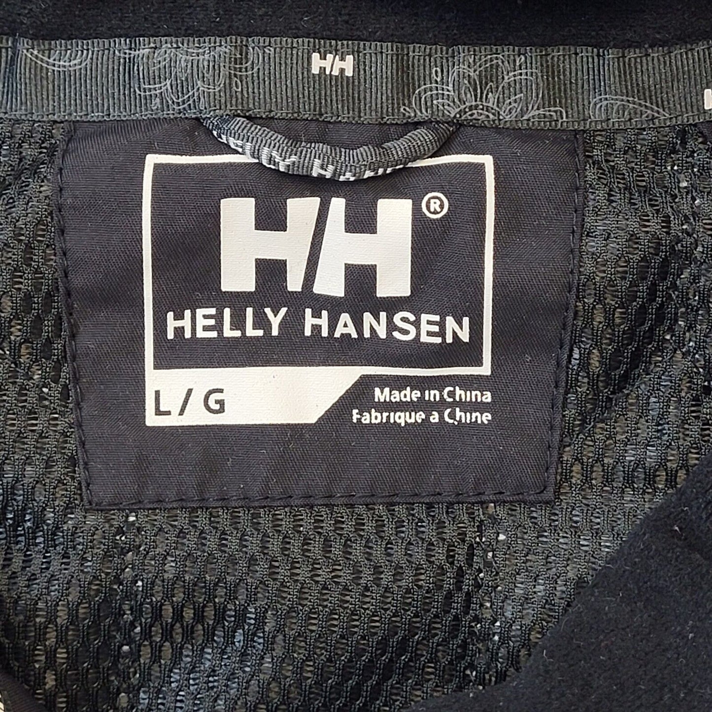 Helly Hansen Black Zip Up Outdoor Jacket Women's Size Large