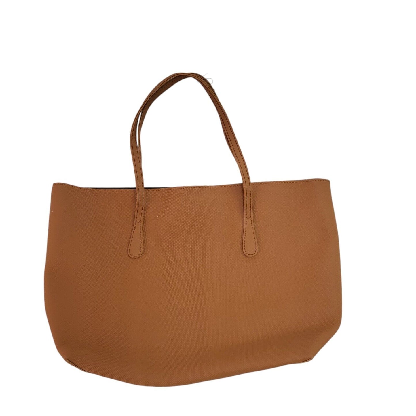 Beverly Hills Polo Club Brown Faux Leather Shoulder Bag Women's 12.5" x 16"