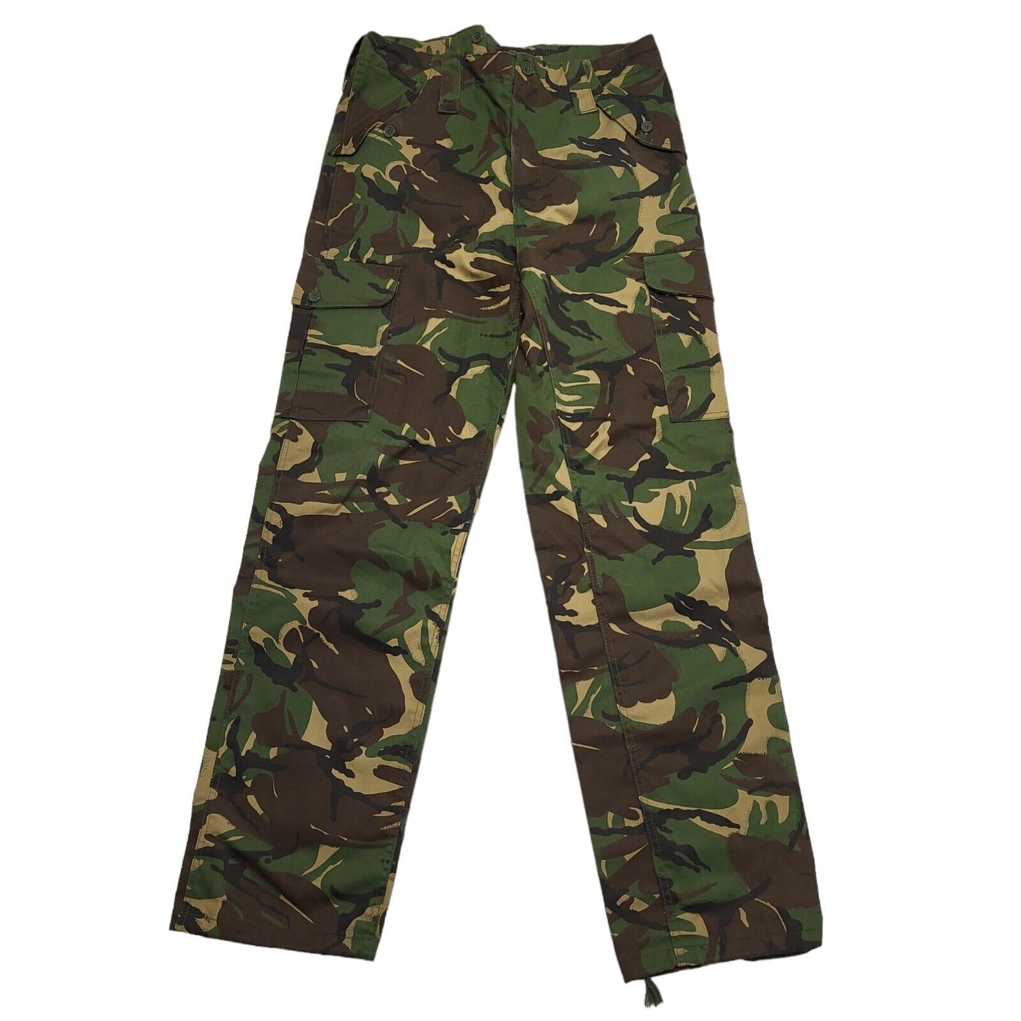 Blue Castle Green Vintage 90s Straight Leg Camouflage Trousers Men's L W34 L31