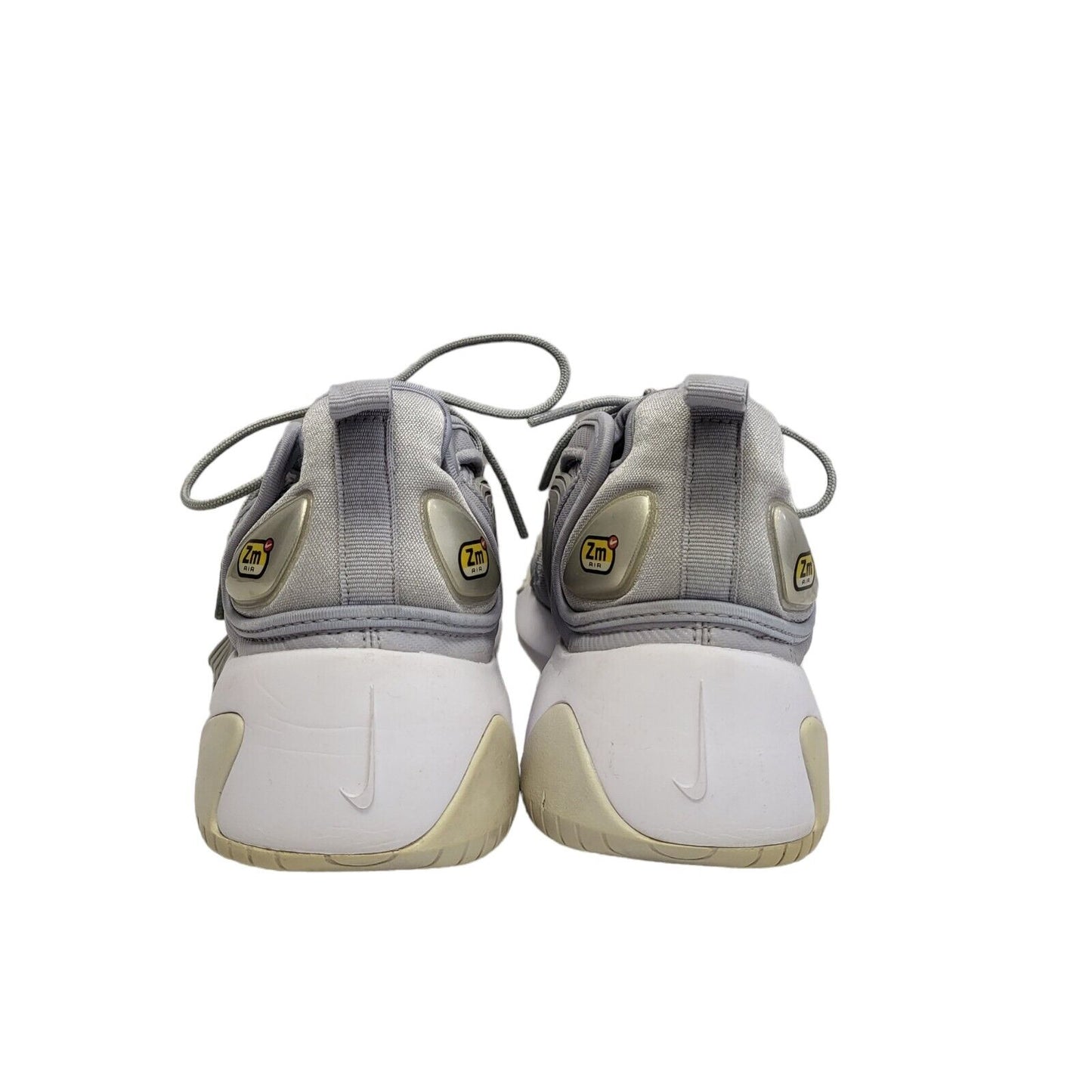 Nike Zoom Zm Air Grey Canvas Leather Trainers Uk Size 8