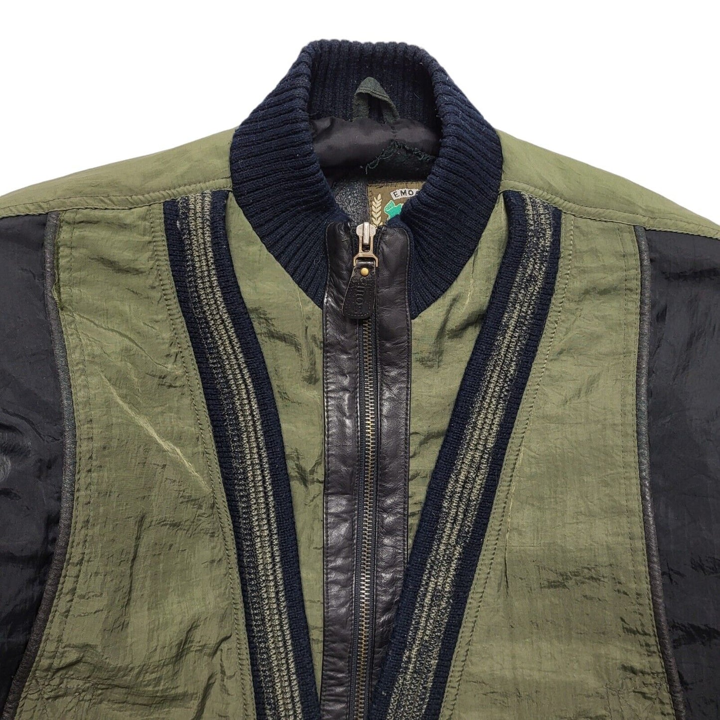 Emos Vintage 80s Green Full Zip Jacket Uk Men's Size XL