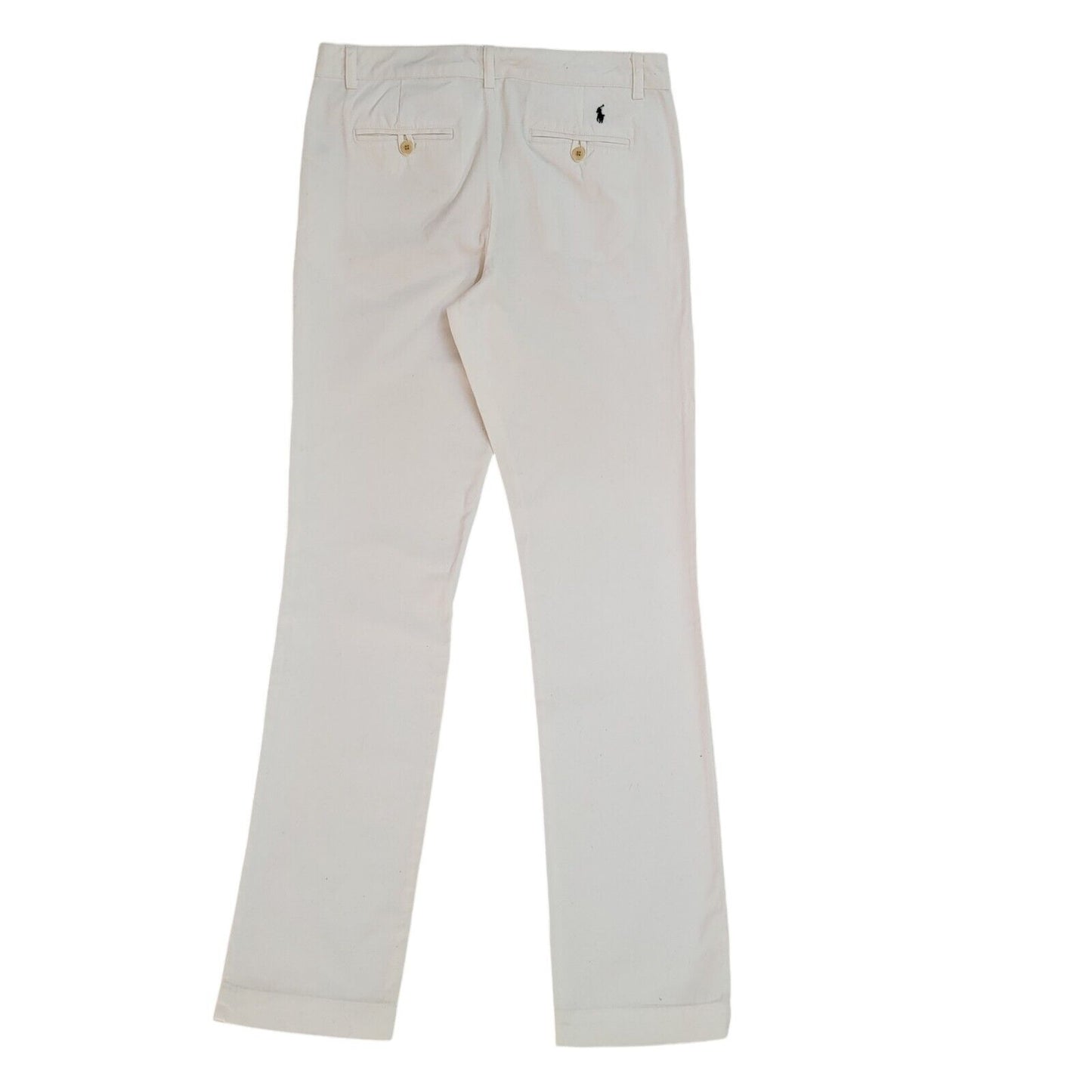 Polo Ralph Lauren Vintage 90's White Tapered Trousers Boys XL  W30 L34