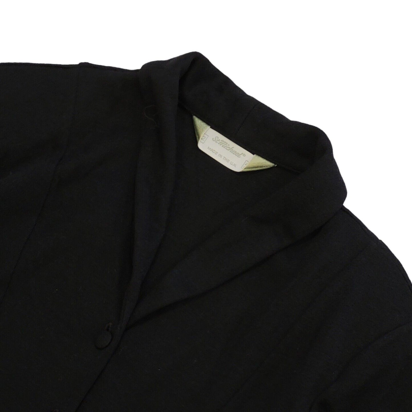 90s Vintage St Michael Black Daywear Dress Women's Size 12