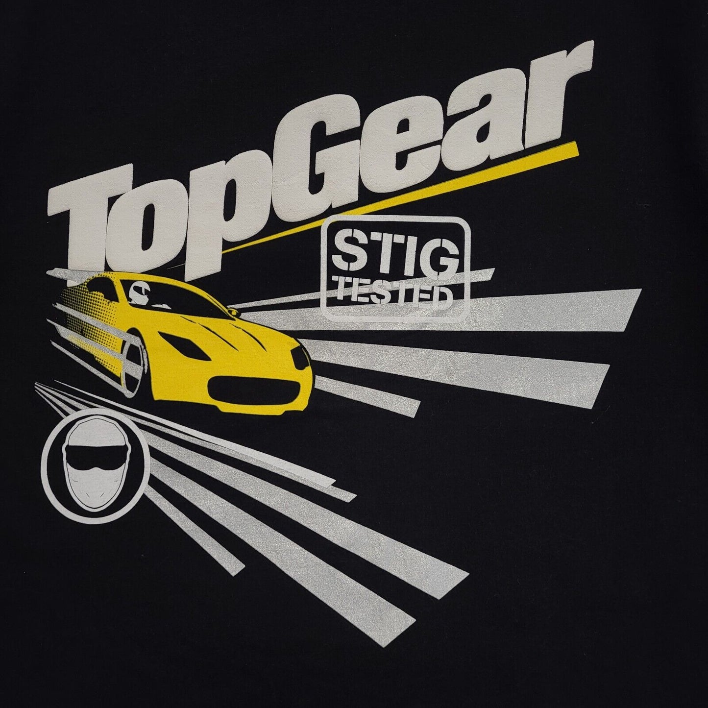 Cheeky Monkey Vintage Black Top Gear Short Sleeve T-Shirt Boys Age 15-16 Years