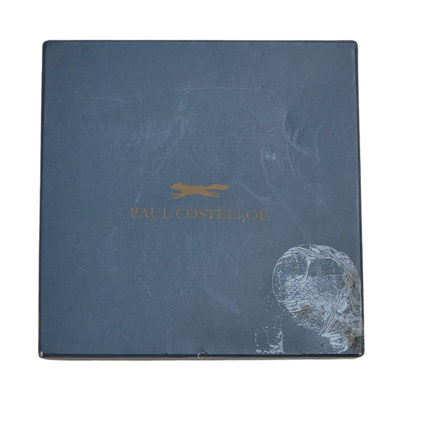 Paul Costelloe Navy Blue Leather Wallet Uk Men's Size 4.5" x 4"