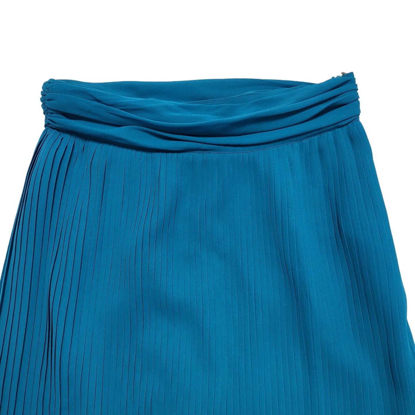 Collage Vintage 80's Blue A-Line Pencil Skirt Uk Women's Size 12