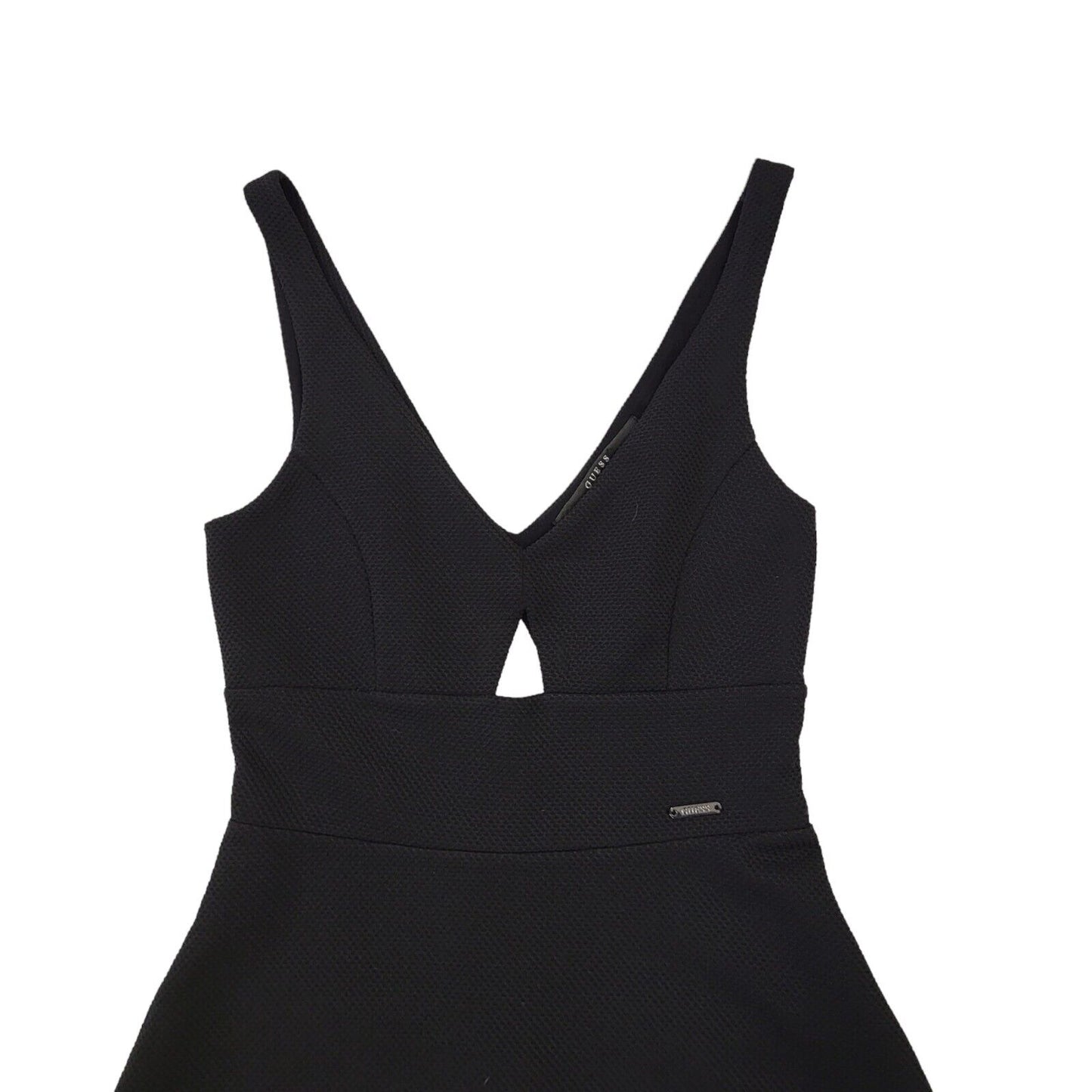 Guess Vintage Y2k Black Sleeveless Dress Uk Women's Size 6
