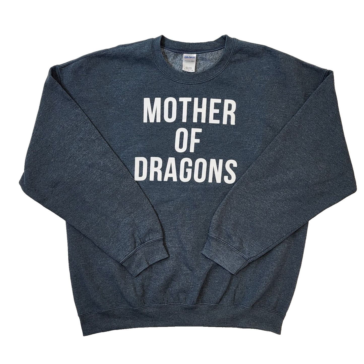 Gildan Vintage Blue Mother Of Dragons Crew Neck Sweatshirt Men's Size XL Eu 56
