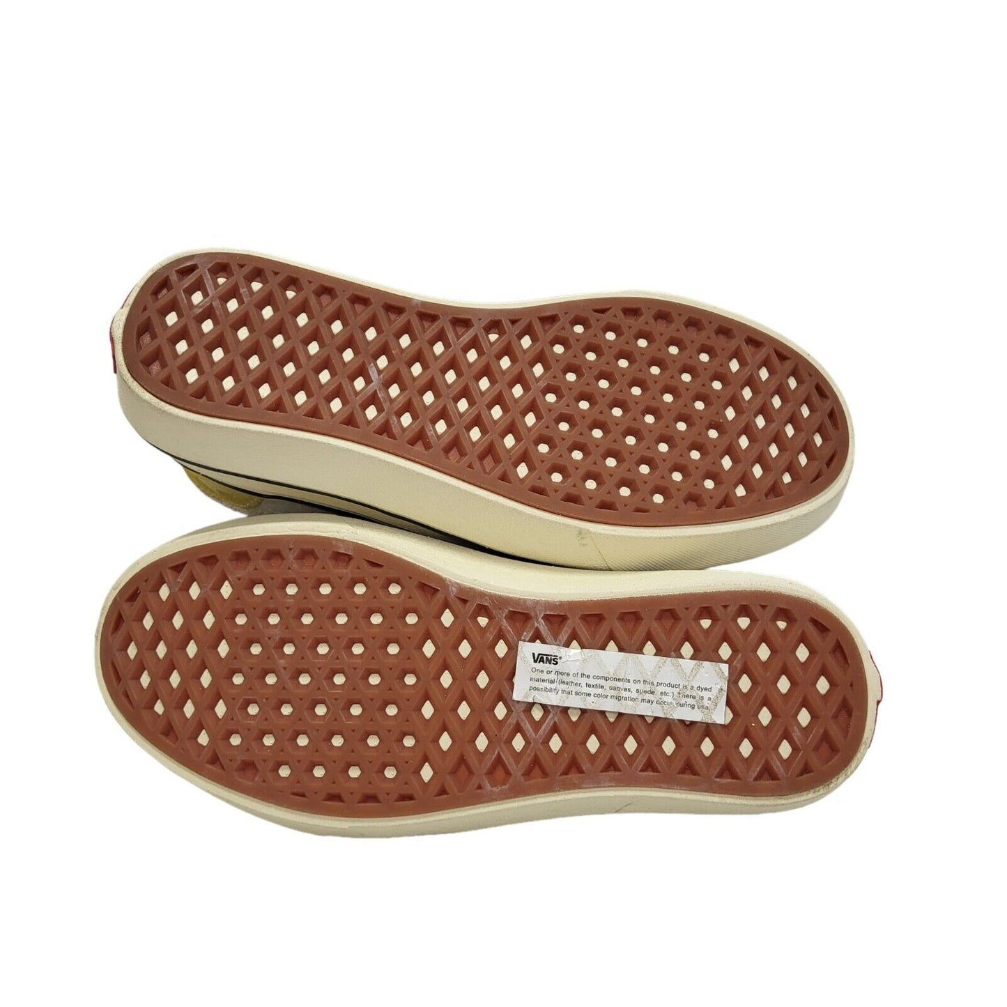 Vans Platform White Pink Lace-up Rubber Sole Trainers Women's UK 3 Eu 35