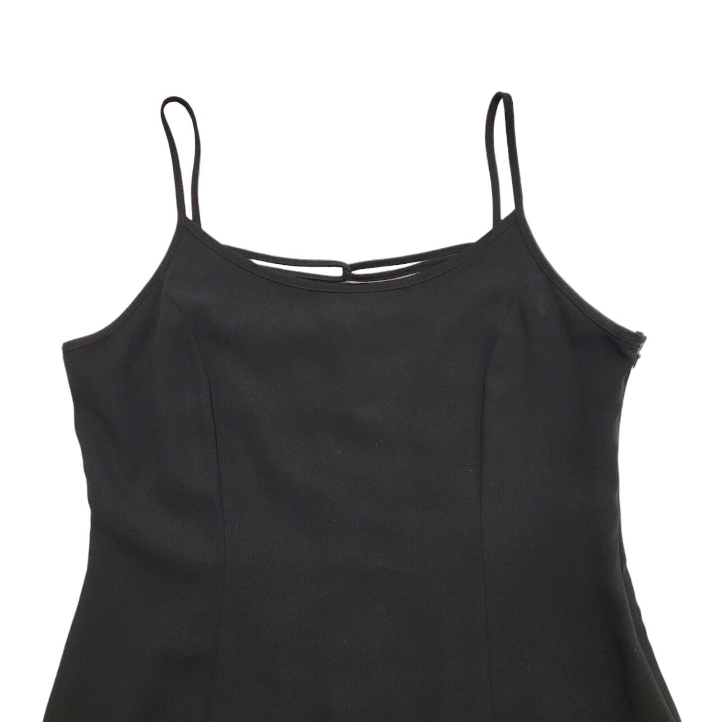 Principles Vintage 90s Black Sleeveless Dress Uk Women's Size 16 W34