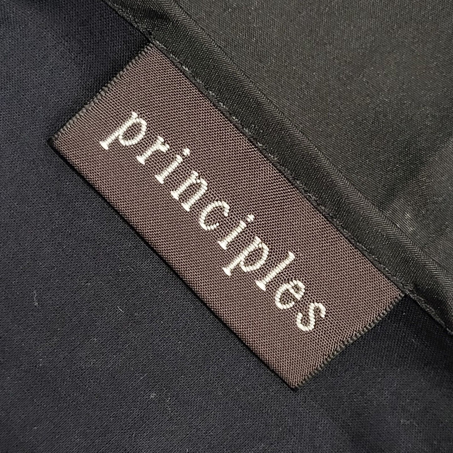 Principles Black & Beige Ruffle Sleeveless Top Womens UK Size 10