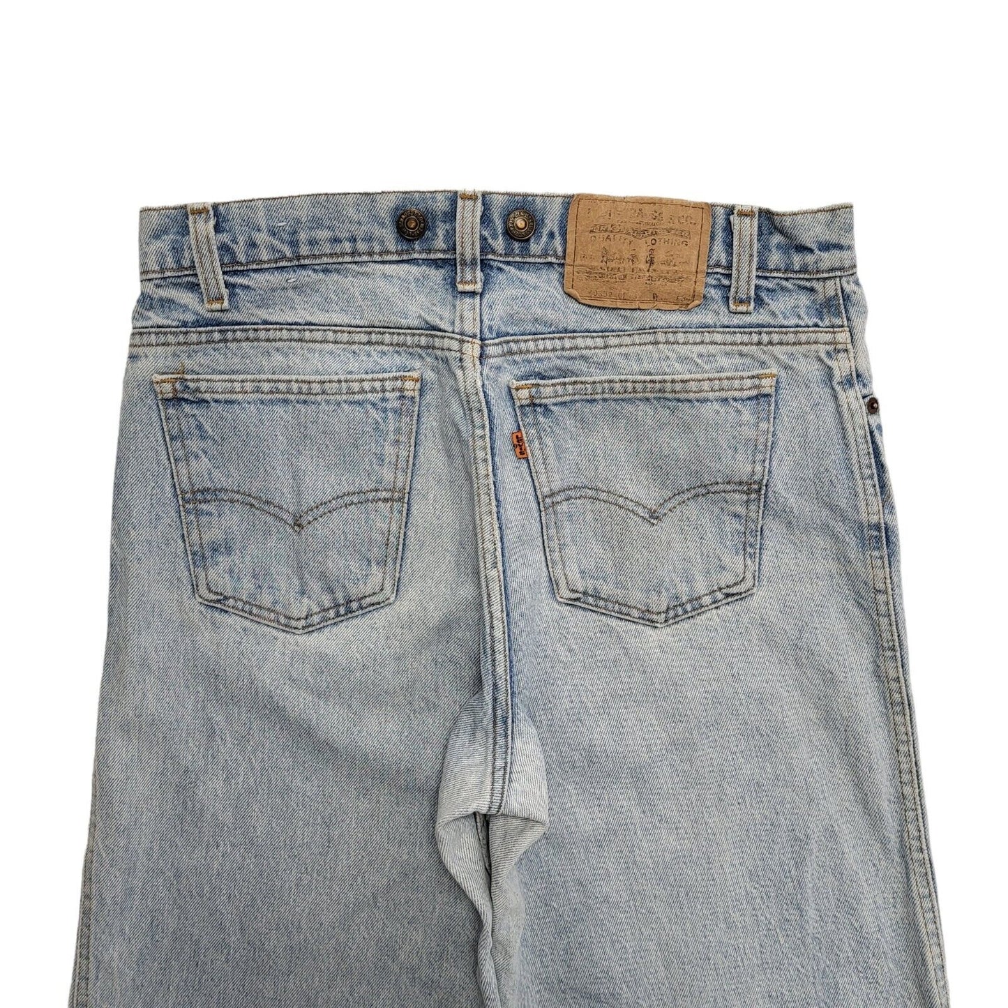 Levi's Vintage 90s Light Blue Tapered Denim Suspender Jeans Men's Size M W33 L34