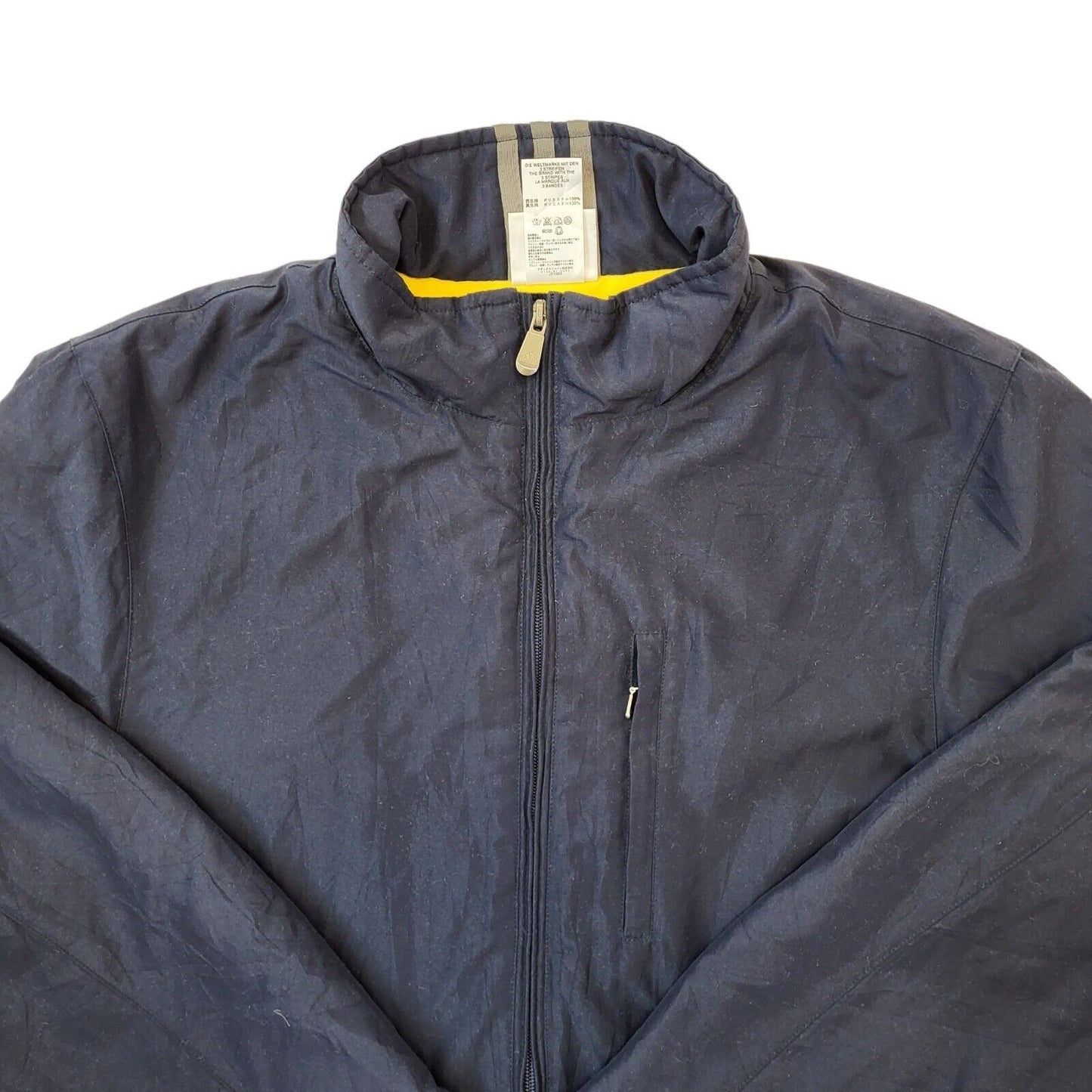 Adidas 90s Vintage Navy Blue Over-sized Managers Jacket Men's Size Large