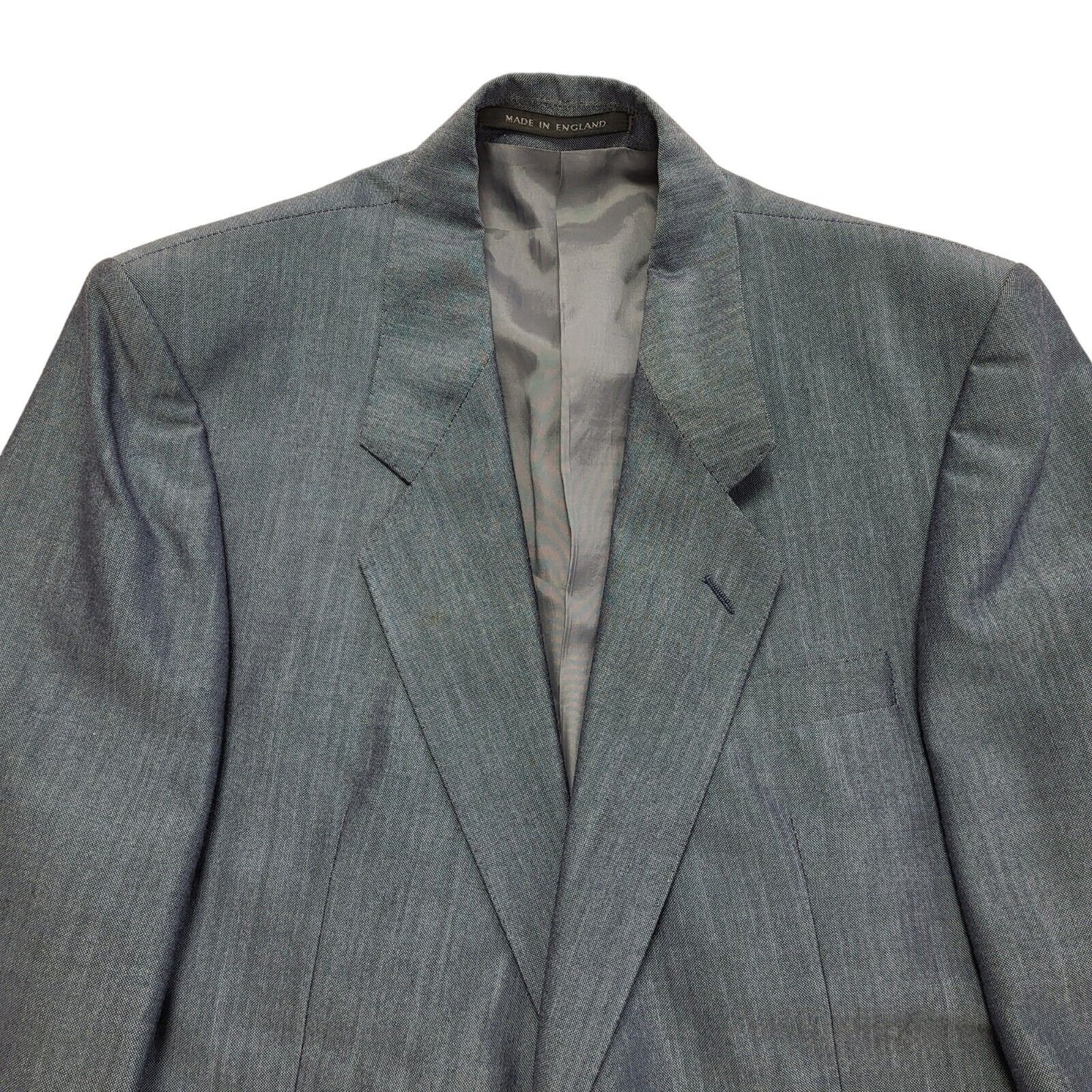 The Label Vintage 90s Blue 2 Piece Suit & Trousers Uk Men's Size L 42" W36 L31