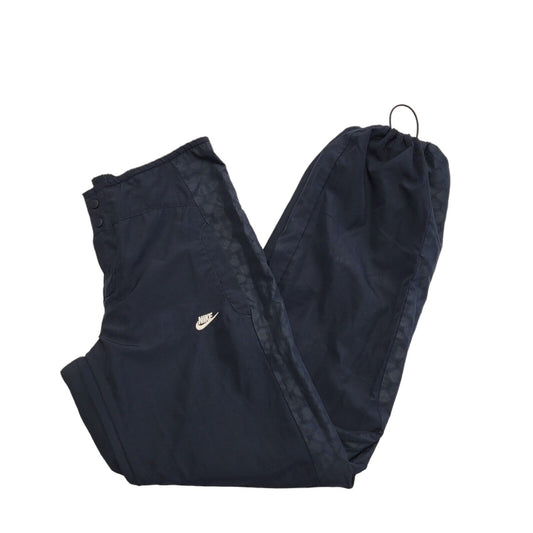 Nike Vintage Y2K Blue Tapered Tracksuit Pants Womens UK M W32 L31