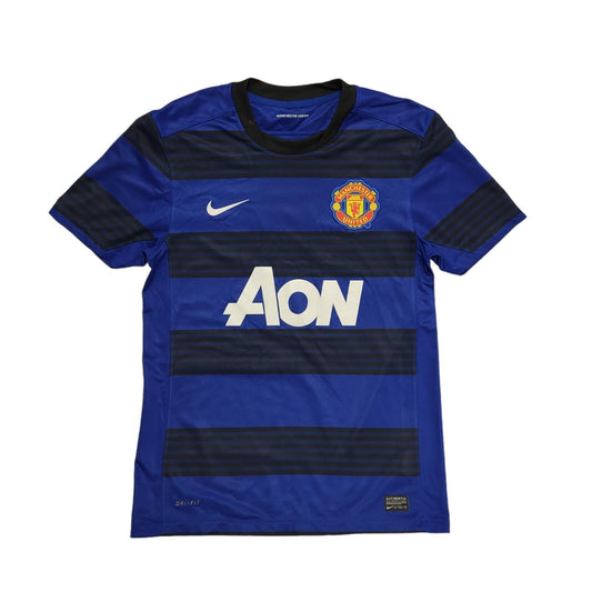 Nike Manchester United FC Blue No.10 Prav Football Shirt Uk Men's Size M