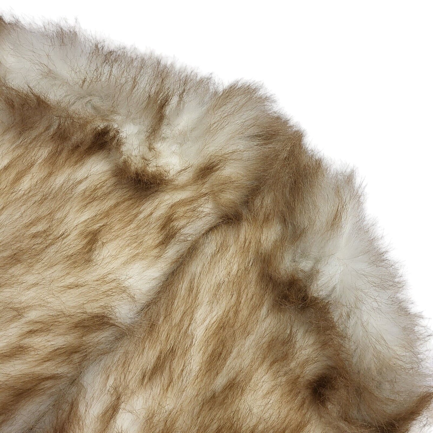 70s Vintage Glenn Models Beige Faux Fur Trim Gilet Uk Women's Size 18