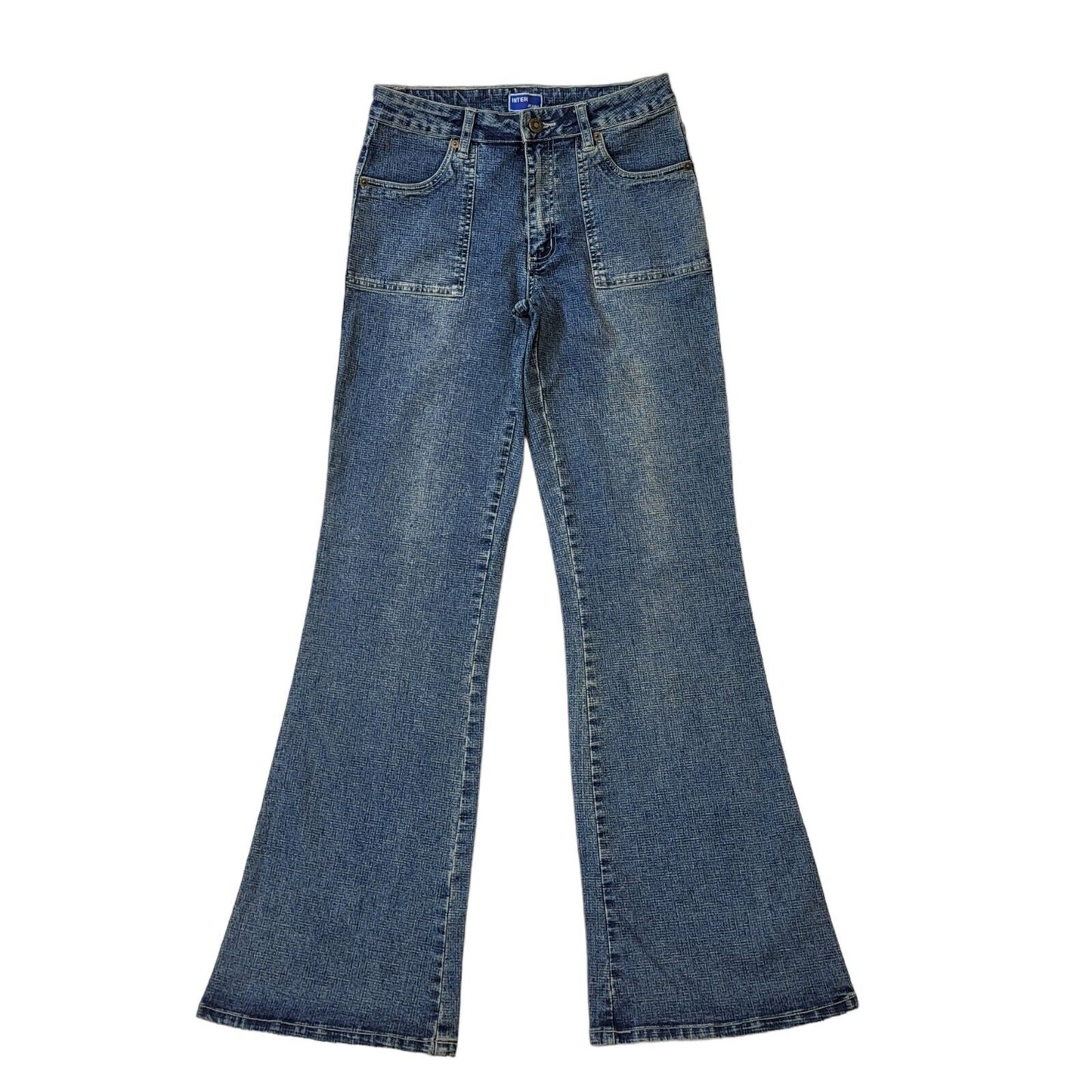 Inter Jeans  90s Vintage Blue Flared Denim Jeans Women's Size 10-12 W29 L33