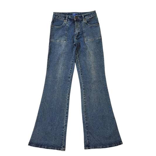 Inter Jeans  90s Vintage Blue Flared Denim Jeans Women's Size 10-12 W29 L33