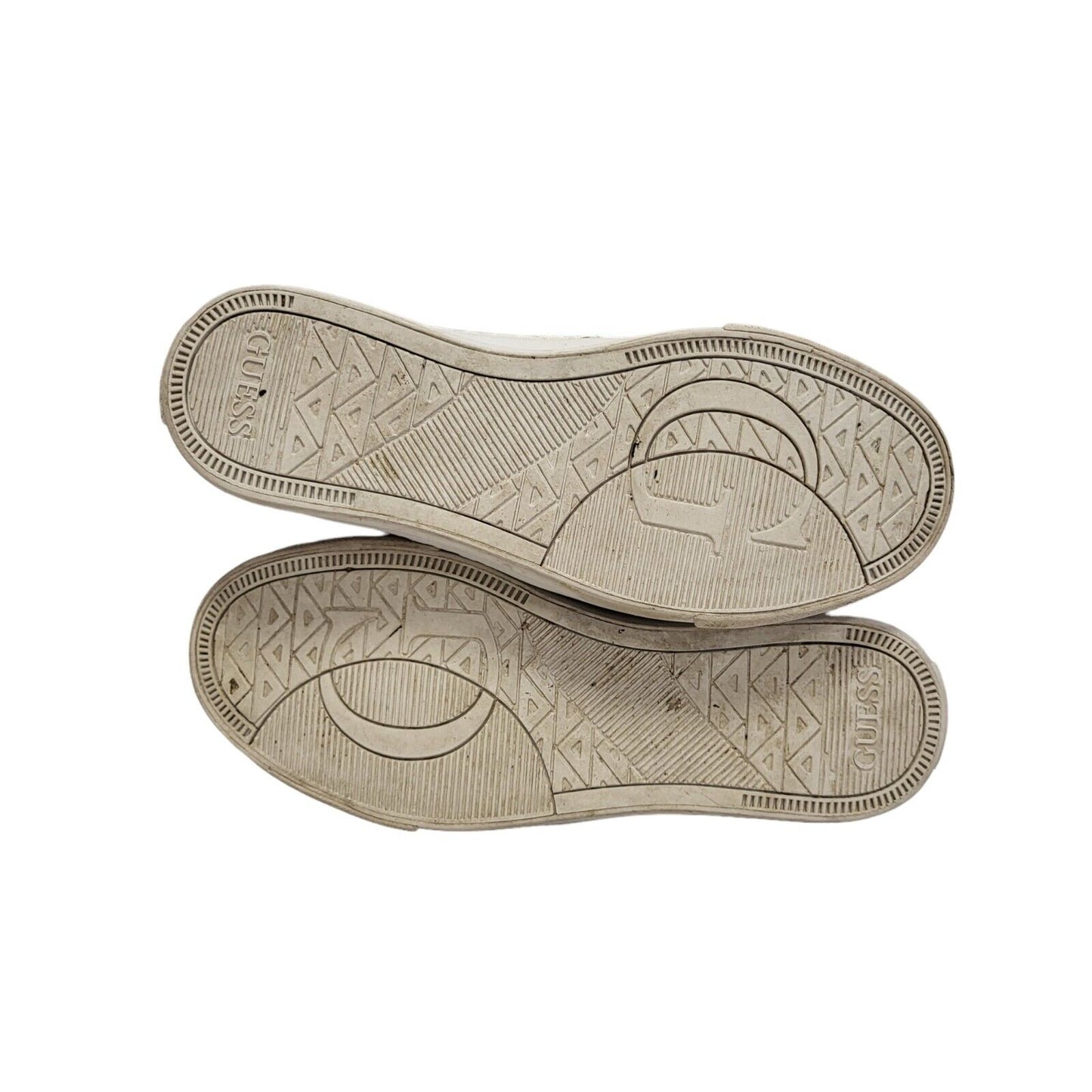 Guess Khaki Suede Leather Lace-up Low Top Flat Trainers Women's Uk 4