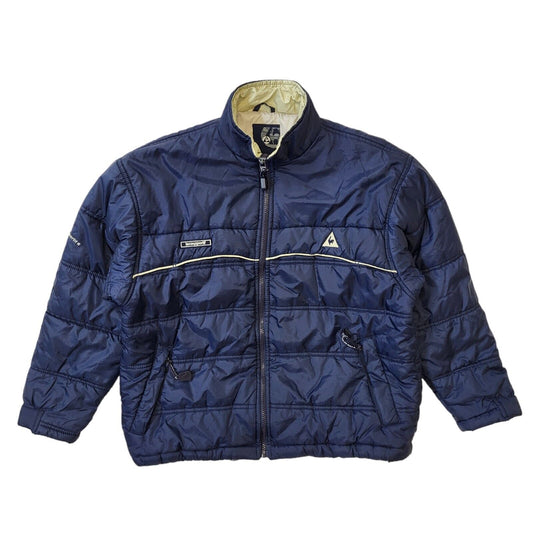Le Coq Sportif 90s Vintage Navy Blue Zipped Jacket Boy's/Girls Size XL