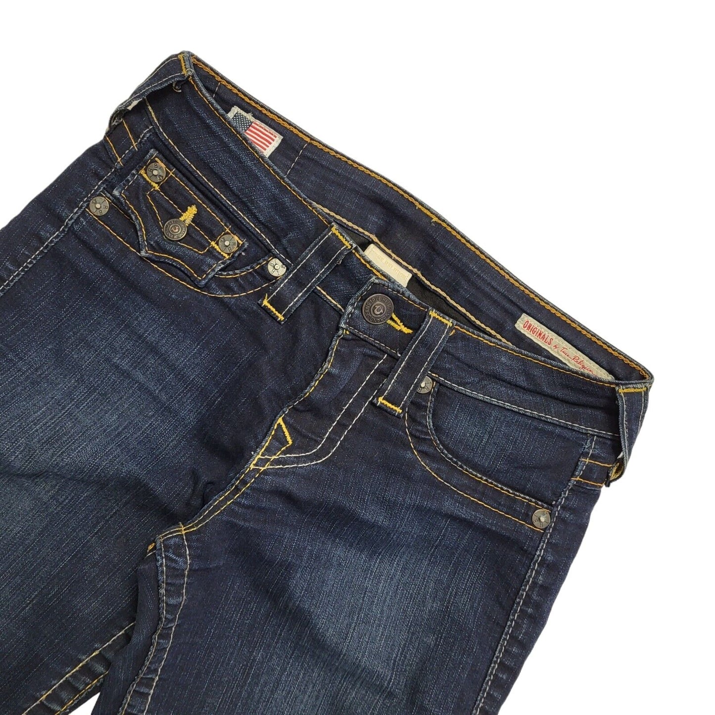 True Religion Blue Skinny Denim Jeans Women's Size UK 10 W28 L30