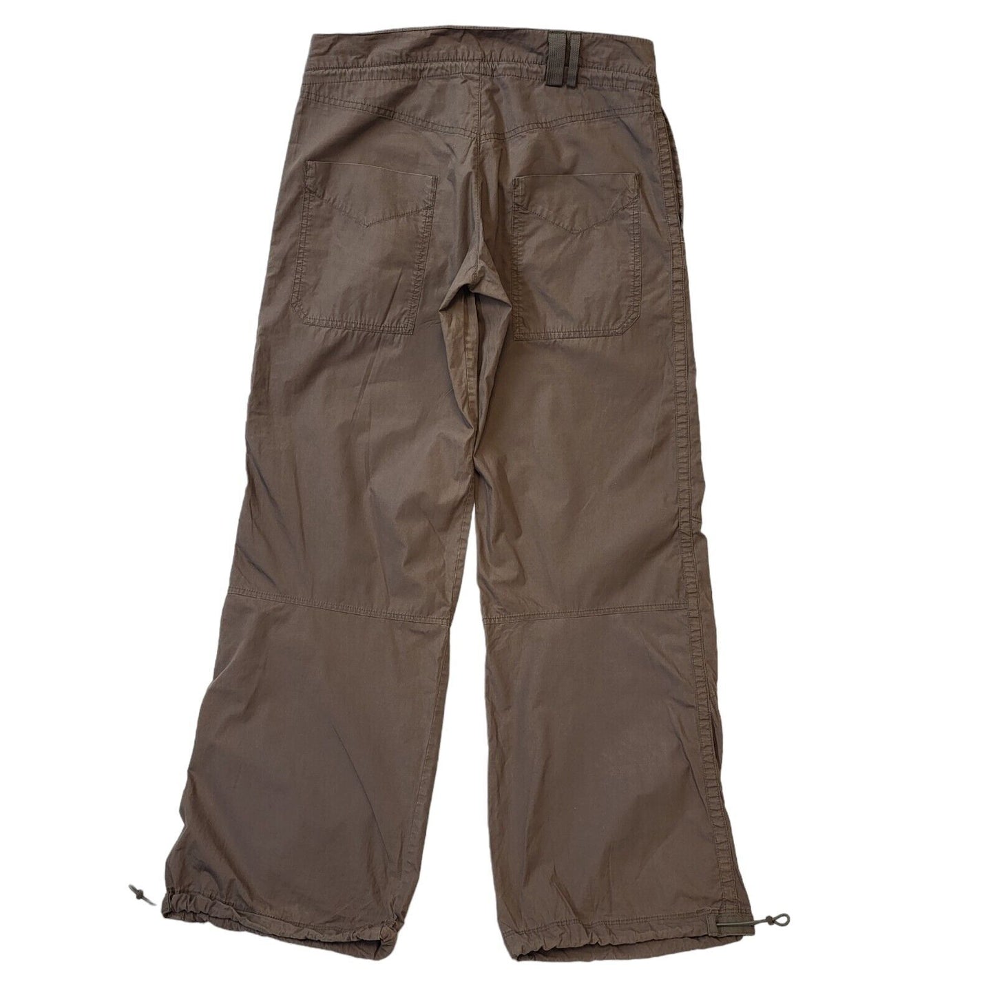 Nike Y2K Brown Wide Leg Trousers Women's Size 10-12 W28-30 L32